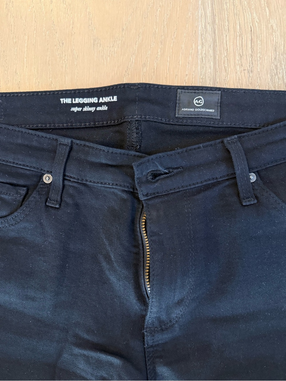 AG Black Skinny Legging Ankle Jeans